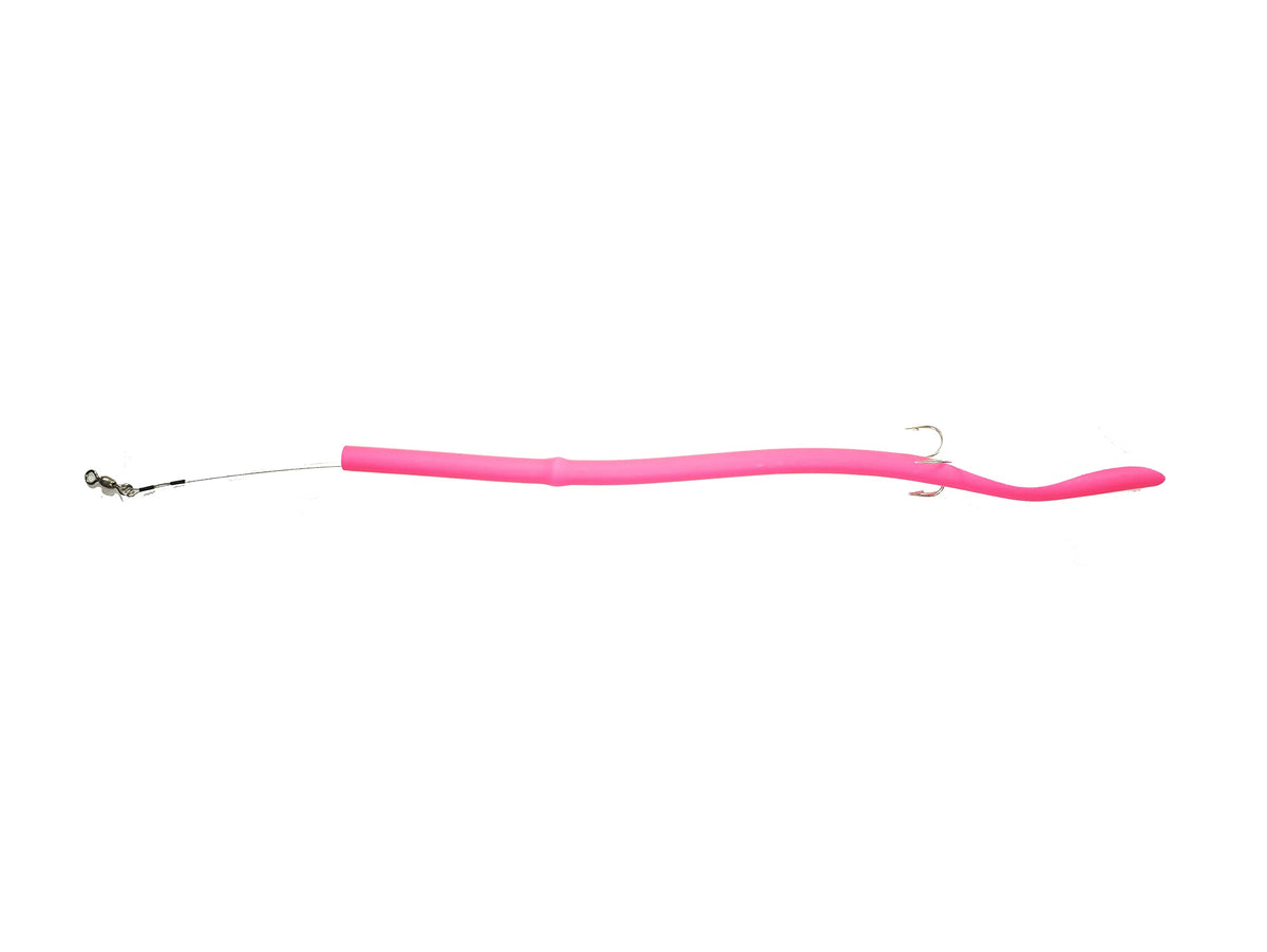 Barracuda Tube Lure Pink - 18 in tube lure with Mustad hook