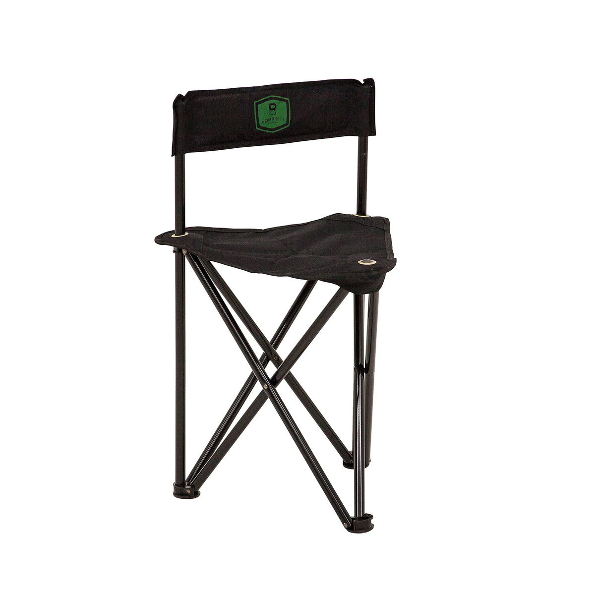 Barronett Blinds BC100 folding hunting chair in black, front view
