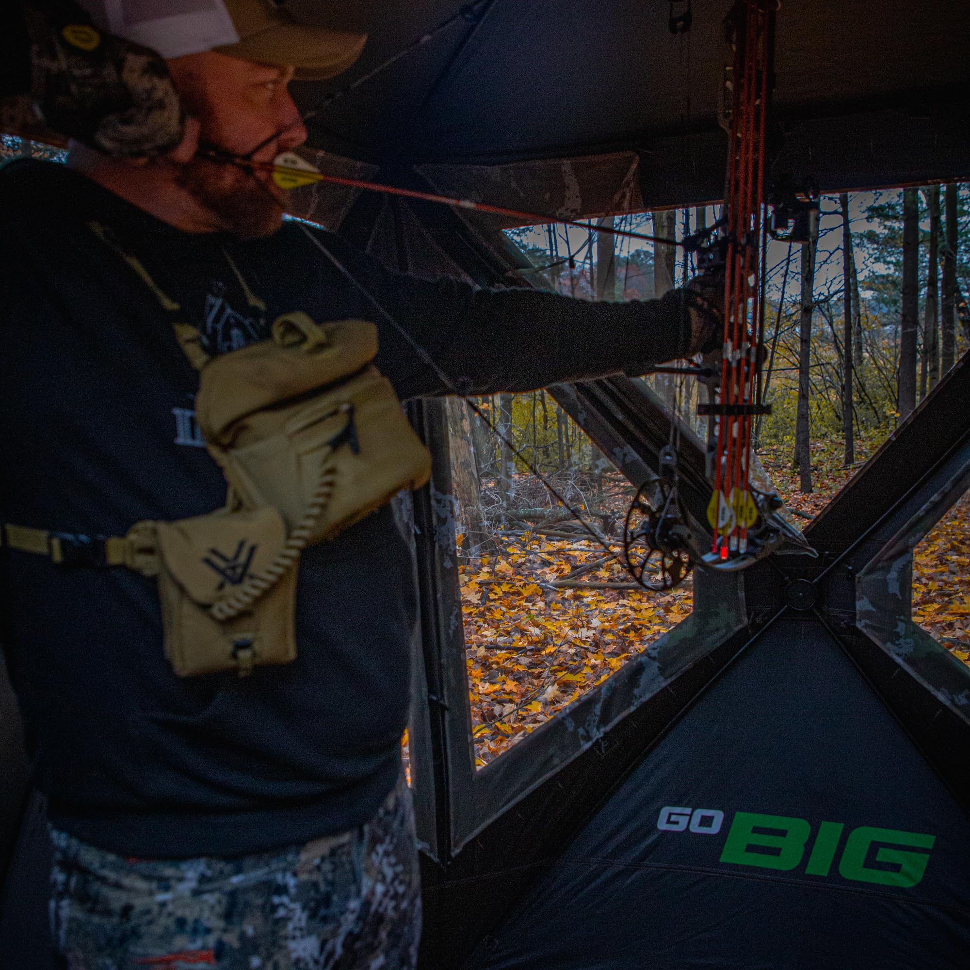 Barronett Blinds Big Mike Heavy-Duty brushed 600 denier fabric with black interior concealment