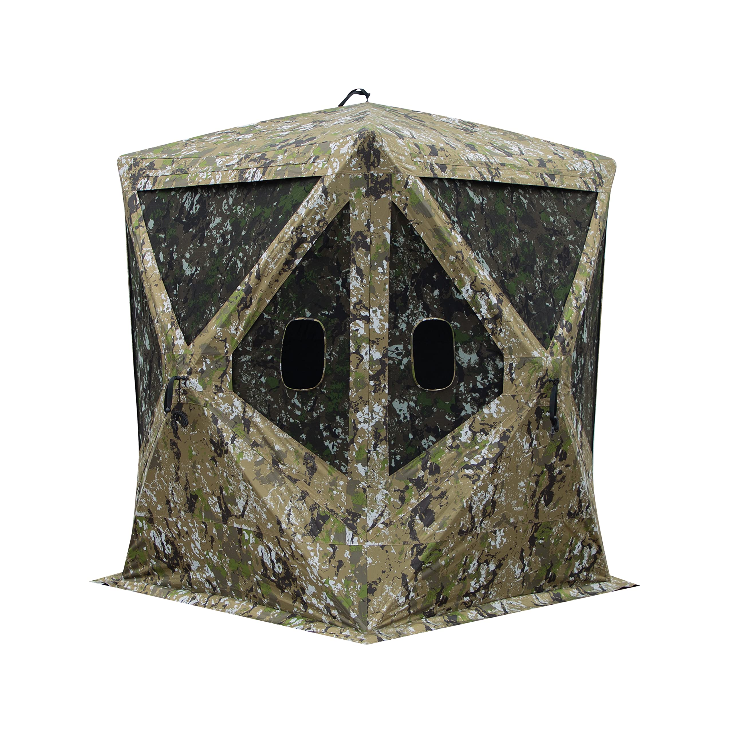 Barronett Blinds Big Mike hub blind enables standing shots in open terrain