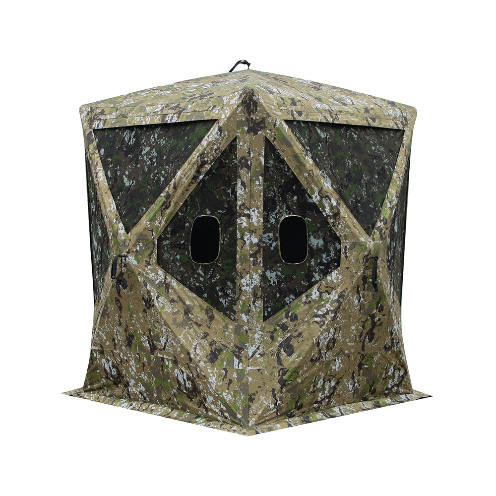 Barronett Blinds Big Mike hub blind enables standing shots in open terrain