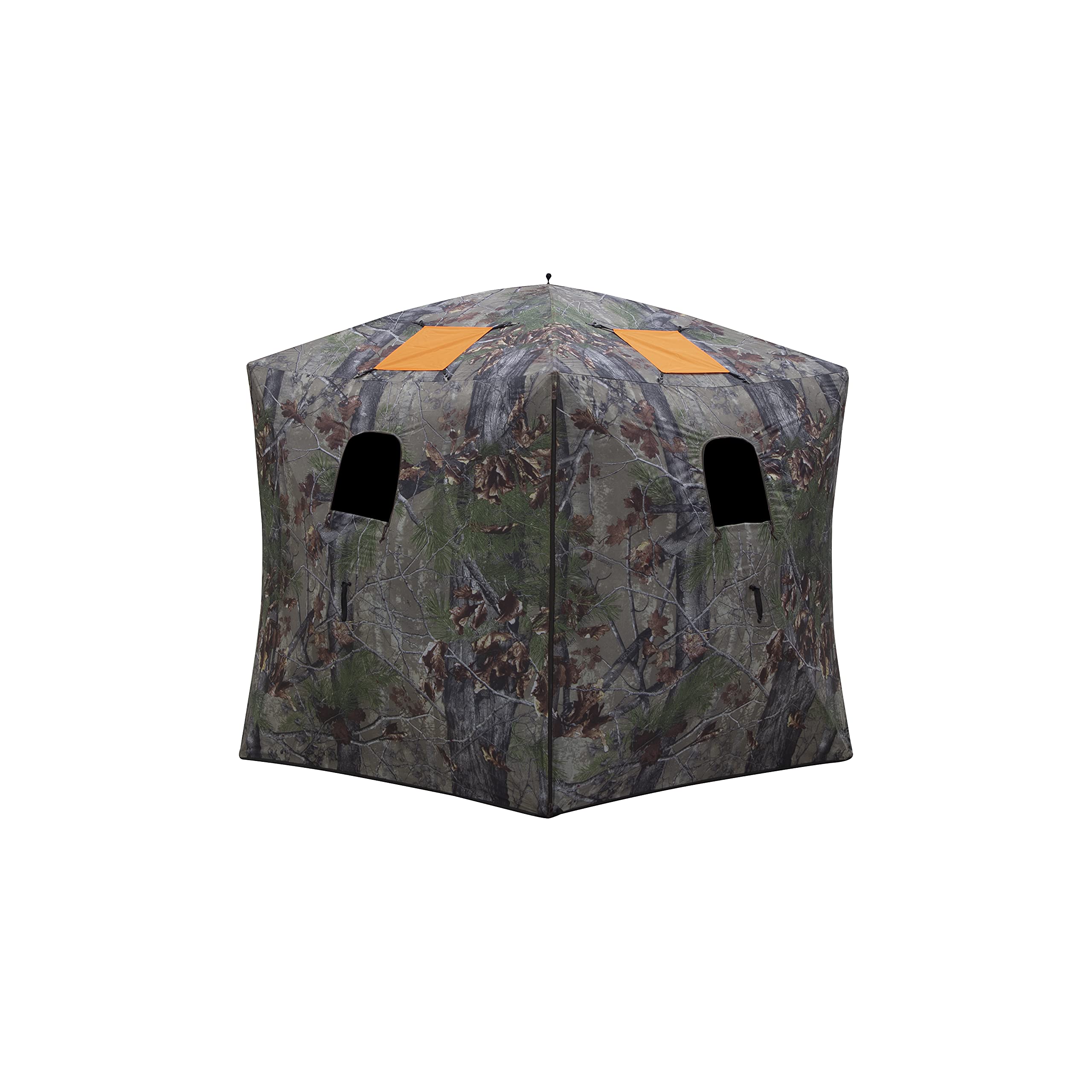 Detachable blaze orange safety panels for gun hunting season