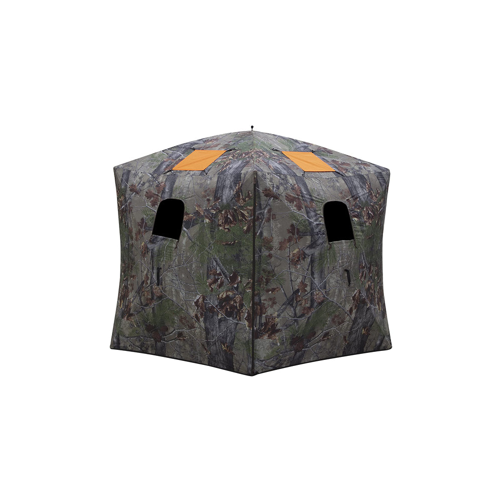 Detachable blaze orange safety panels for gun hunting season