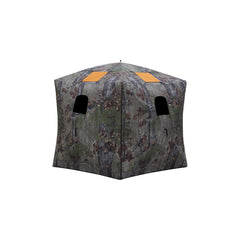 Detachable blaze orange safety panels for gun hunting season