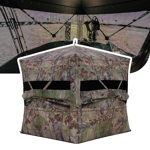 Barronett Blinds Grandview silent panoramic windows reduce movement that could spook game.