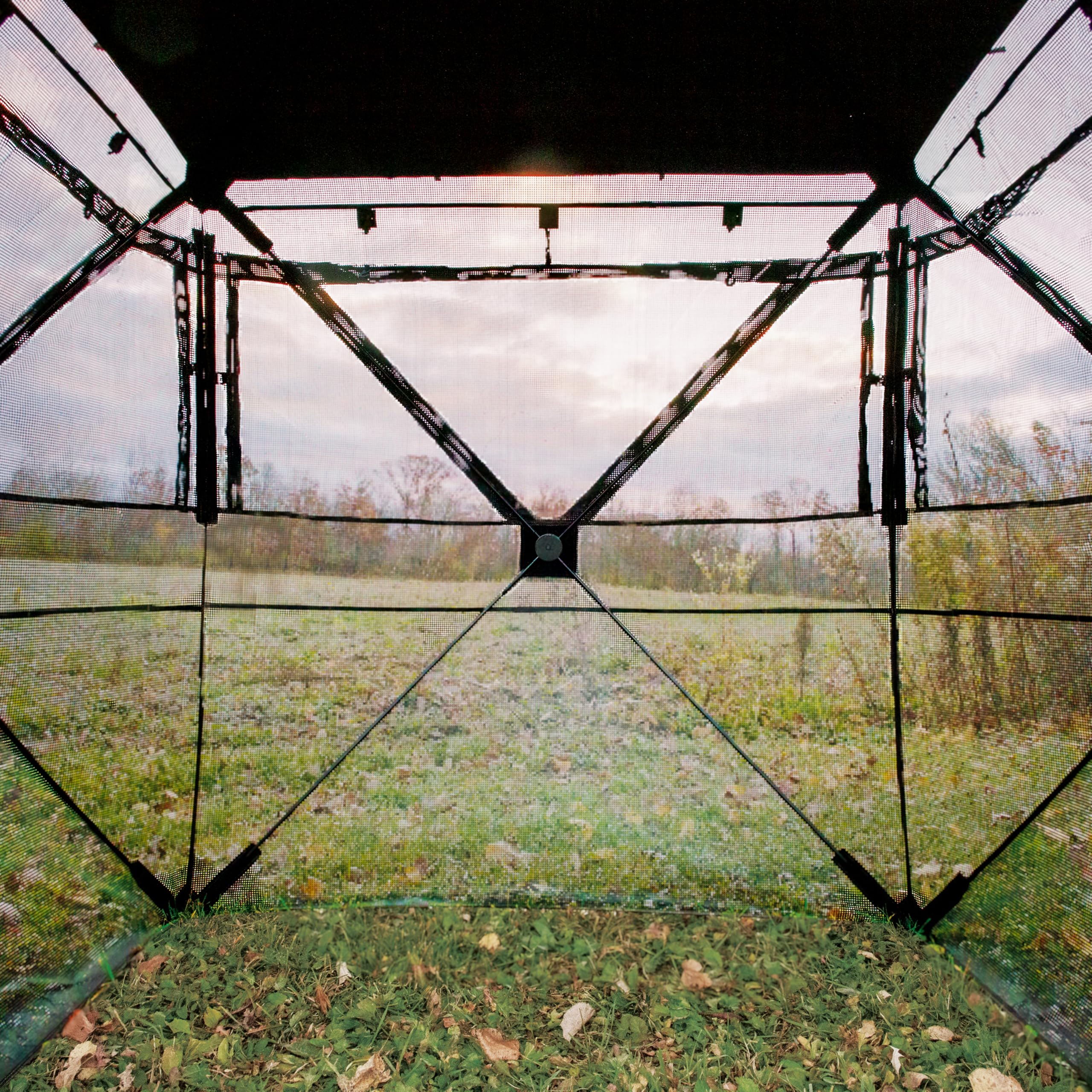 Barronett Blinds Insight detachable blaze orange panels enhance hunter safety