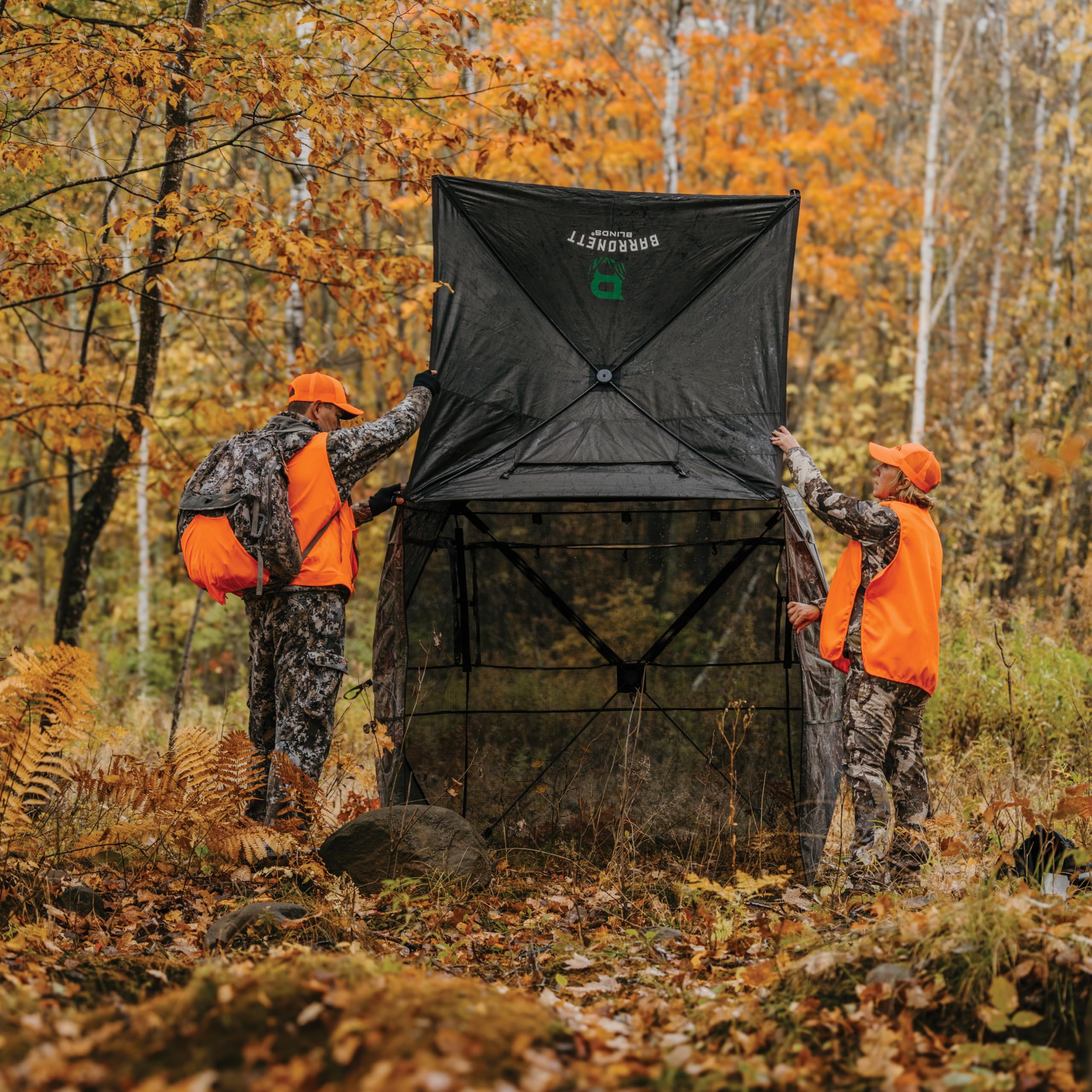 Barronett Blinds Insight water-resistant 150 denier fabric withstands field wear