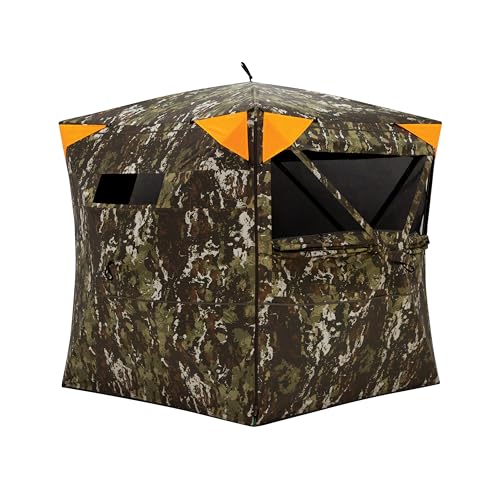 Crater Harvest fabric and 150 denier construction resist weather while concealing you.
