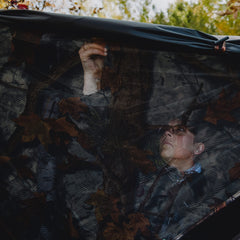 Barronett Blinds Prowler 350 low-profile windows provide versatile shooting options