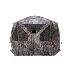 Barronett Blinds PT550BW Pentagon interior view for group hunts.