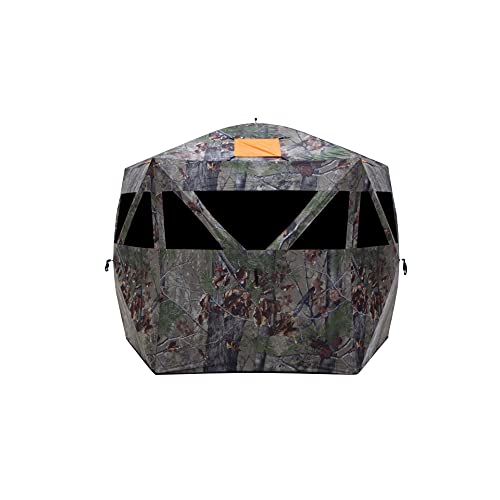 Barronett Blinds Feather Five panorama windows for wide, unobstructed field viewing.