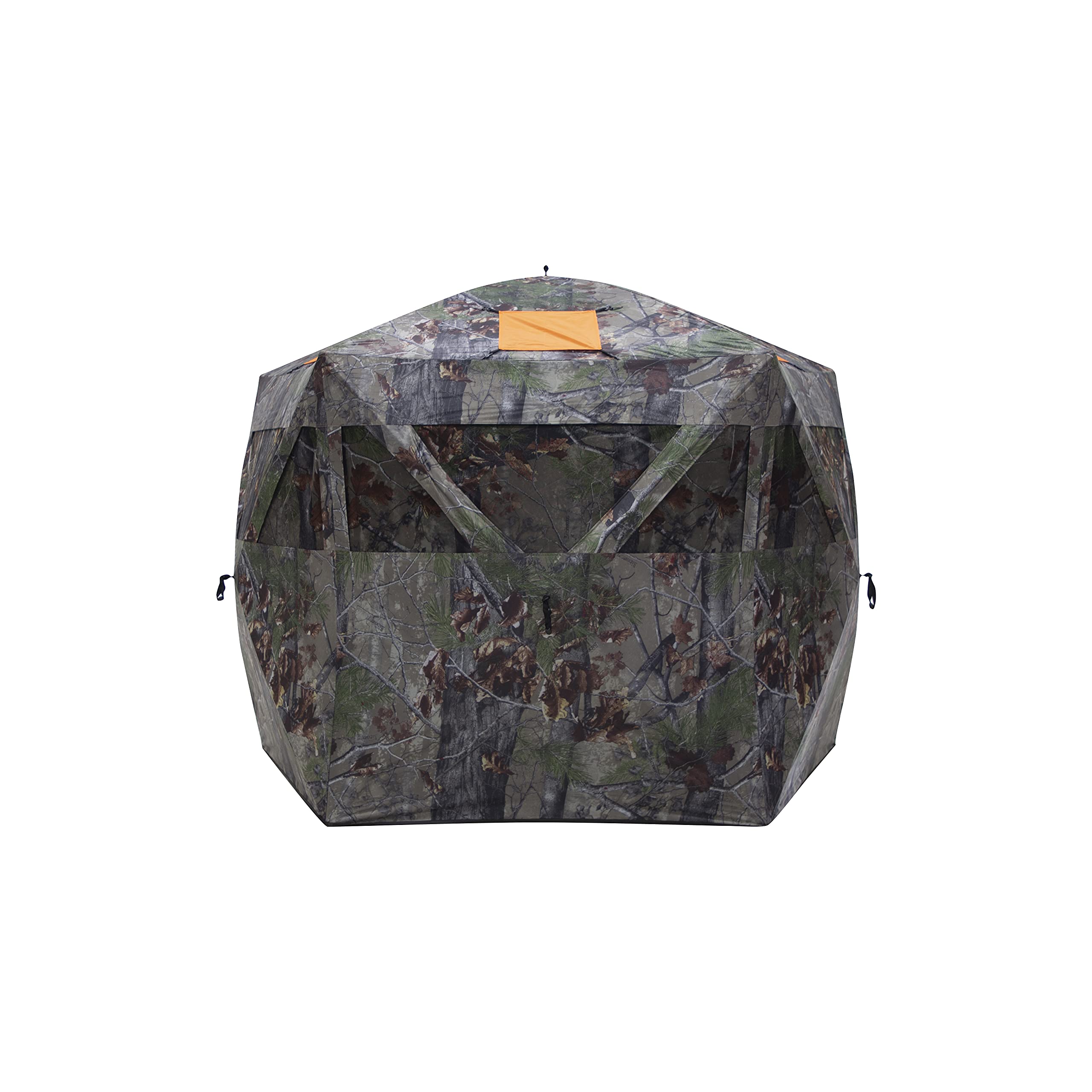 Barronett Blinds Feather Five spacious interior for group hunts with room to move.