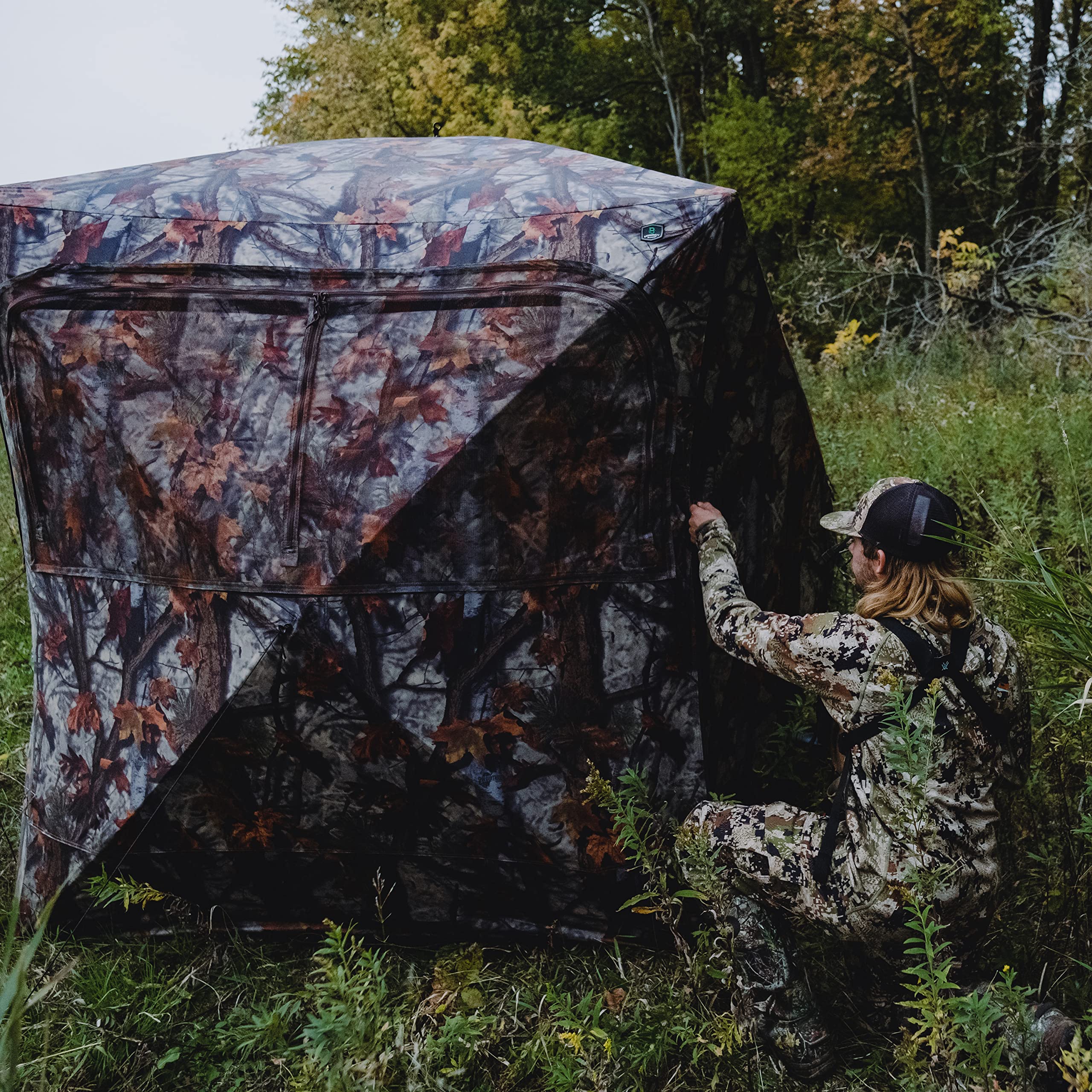 Barronett Grounder 350 five-hub setup enables fast pop-up and takedown.