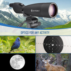 Barska Colorado spotting scope fully coated lenses for clearer visuals across zoom