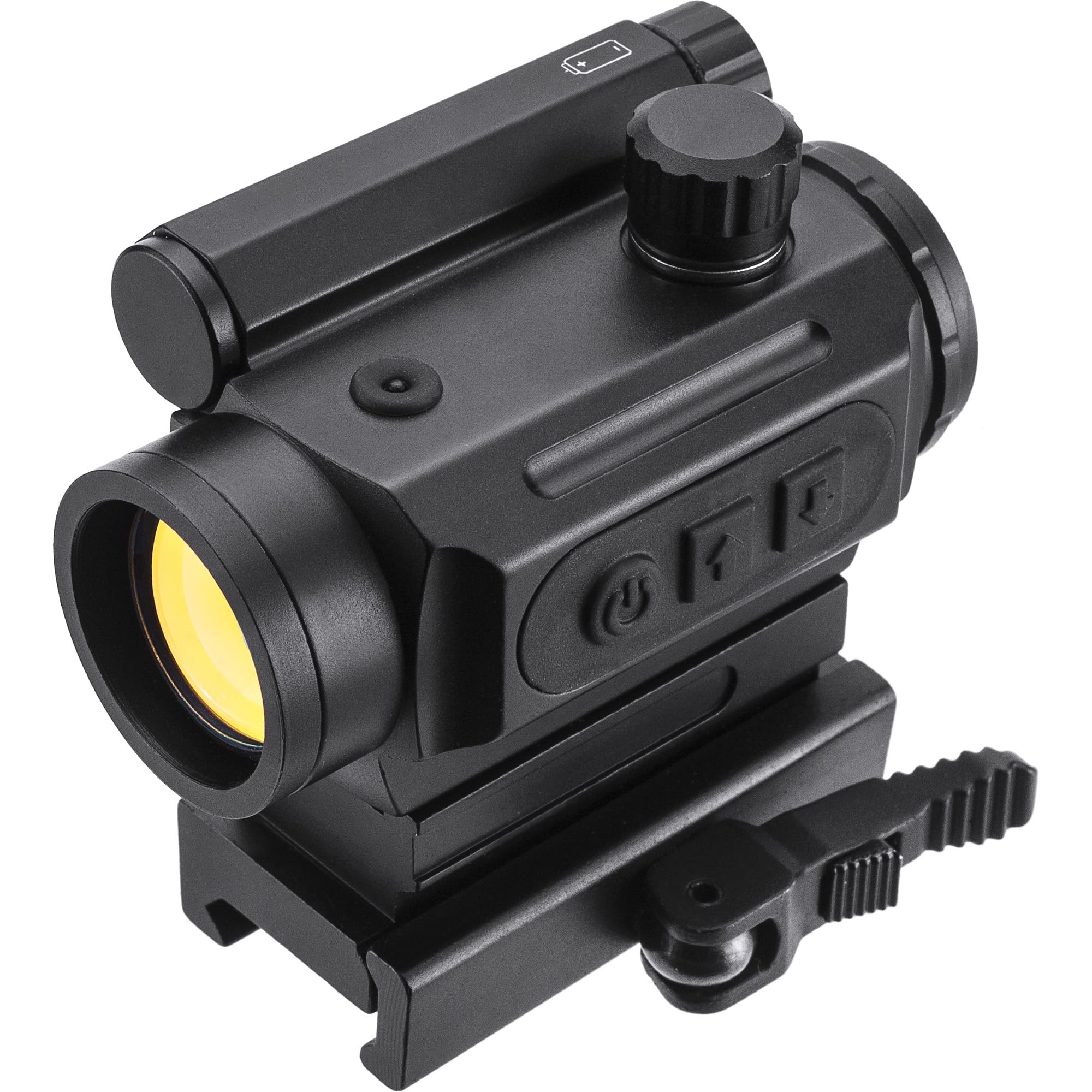 Barska HQ Red Dot with quick-release mount maintains zero between shots.