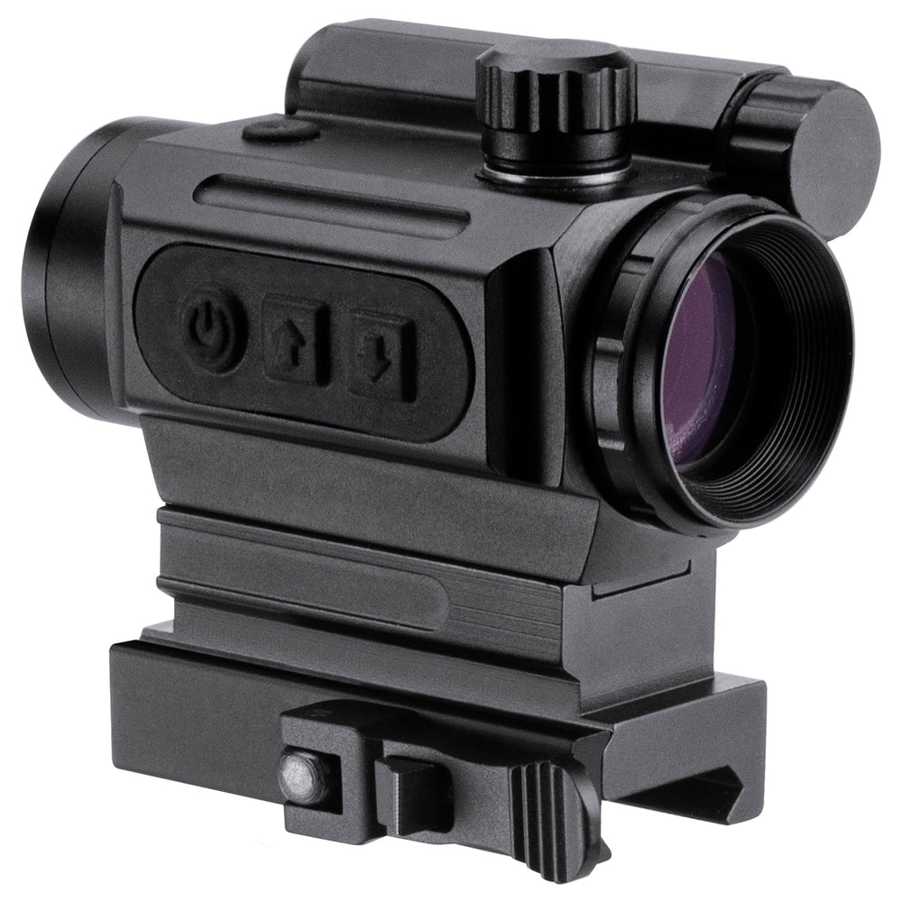 Barska HQ Red Dot offers unlimited eye-relief for versatile aiming.
