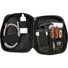 Barska shotgun cleaning kit with flexible rod and pouch for field maintenance.