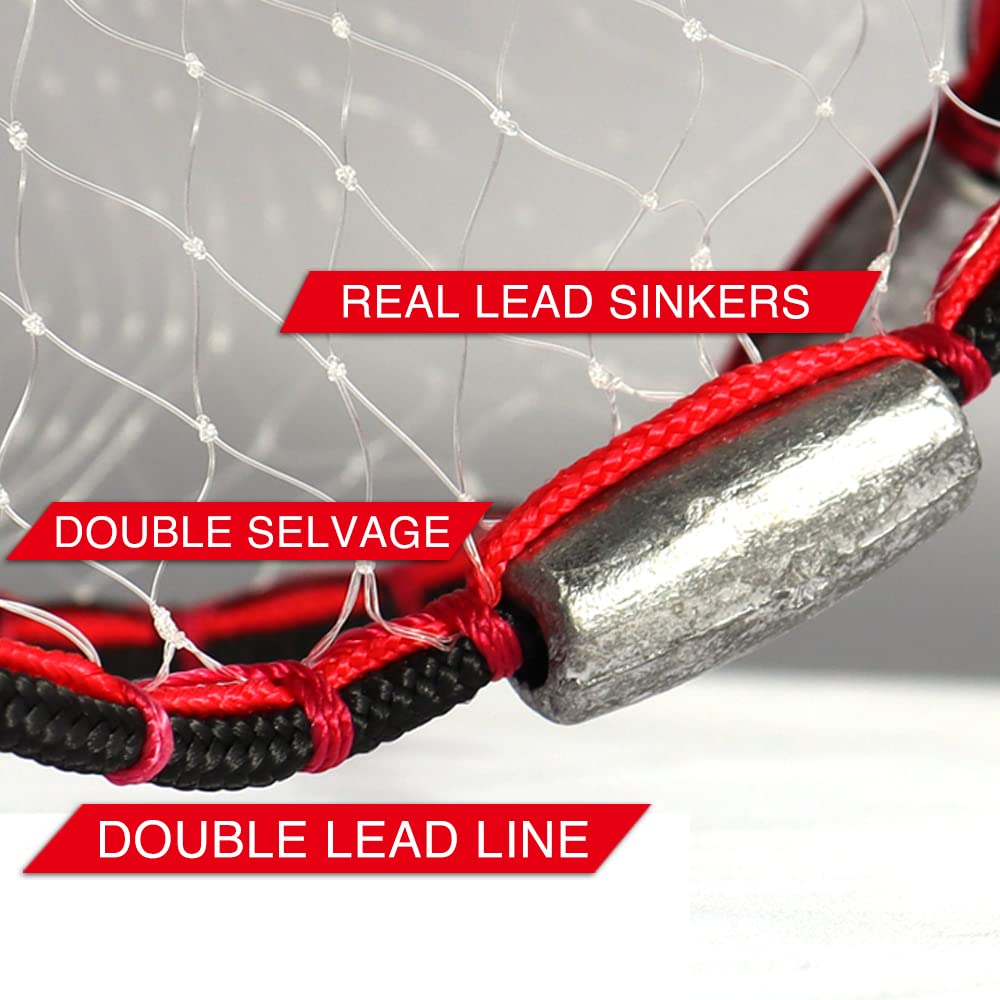 BasicGear cast net japanese stainless steel swivel for smooth durability