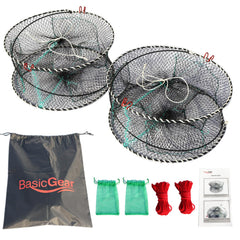 BasicGear crab trap open entrance 45x20cm (17.71x7.87in)