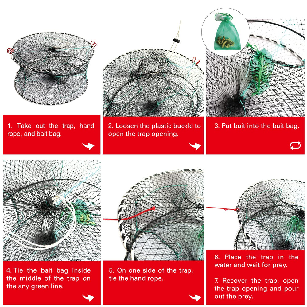 Durable polyethylene netting of BasicGear crab trap