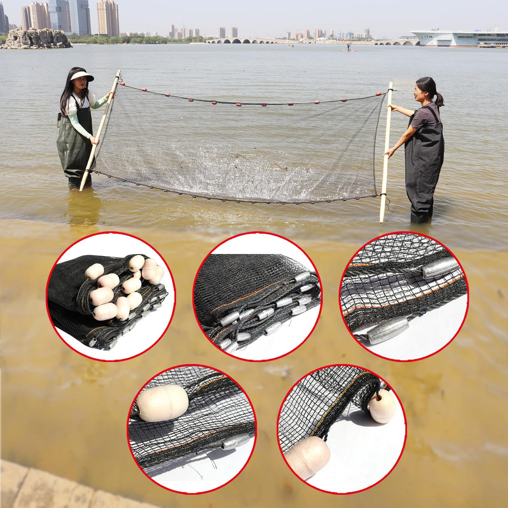 BasicGear Seine Net close-up weave highlights durable, professional-grade construction for long-lasting use.