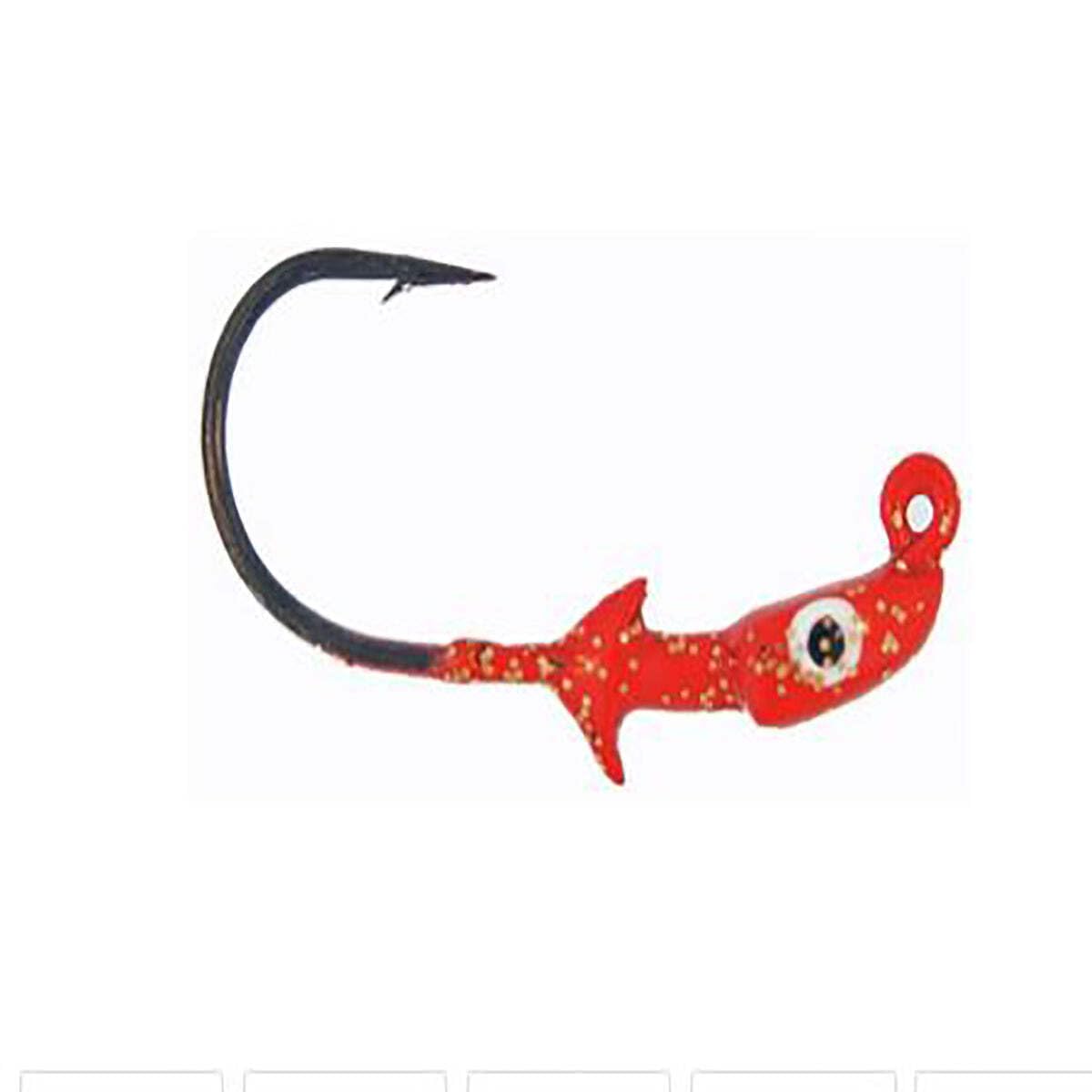 Bass Assassin Pro Elite Jighead close-up highlights Mustad Ultra Point hook quality.