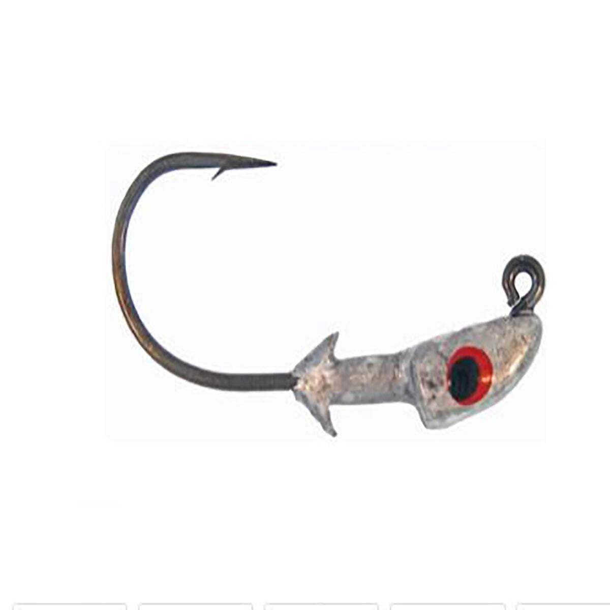 Bass Assassin Pro Elite Jighead with red eye enhances striking visibility for anglers.