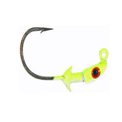 Bass Assassin Pro Elite Jighead with silver glitter finish attracts attention in varied water conditions.