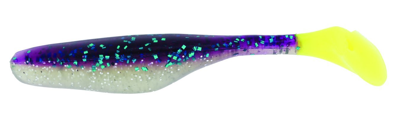 Bass Assassin Sea Shad 4in Slammin Chicken lure in action for redfish and trout