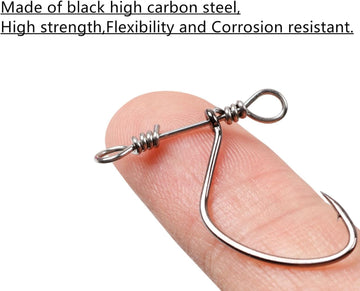 Drop shot hook inline rig size 6 – 20pcs