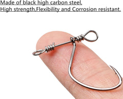 Drop shot hook inline rig size 6 – 20pcs