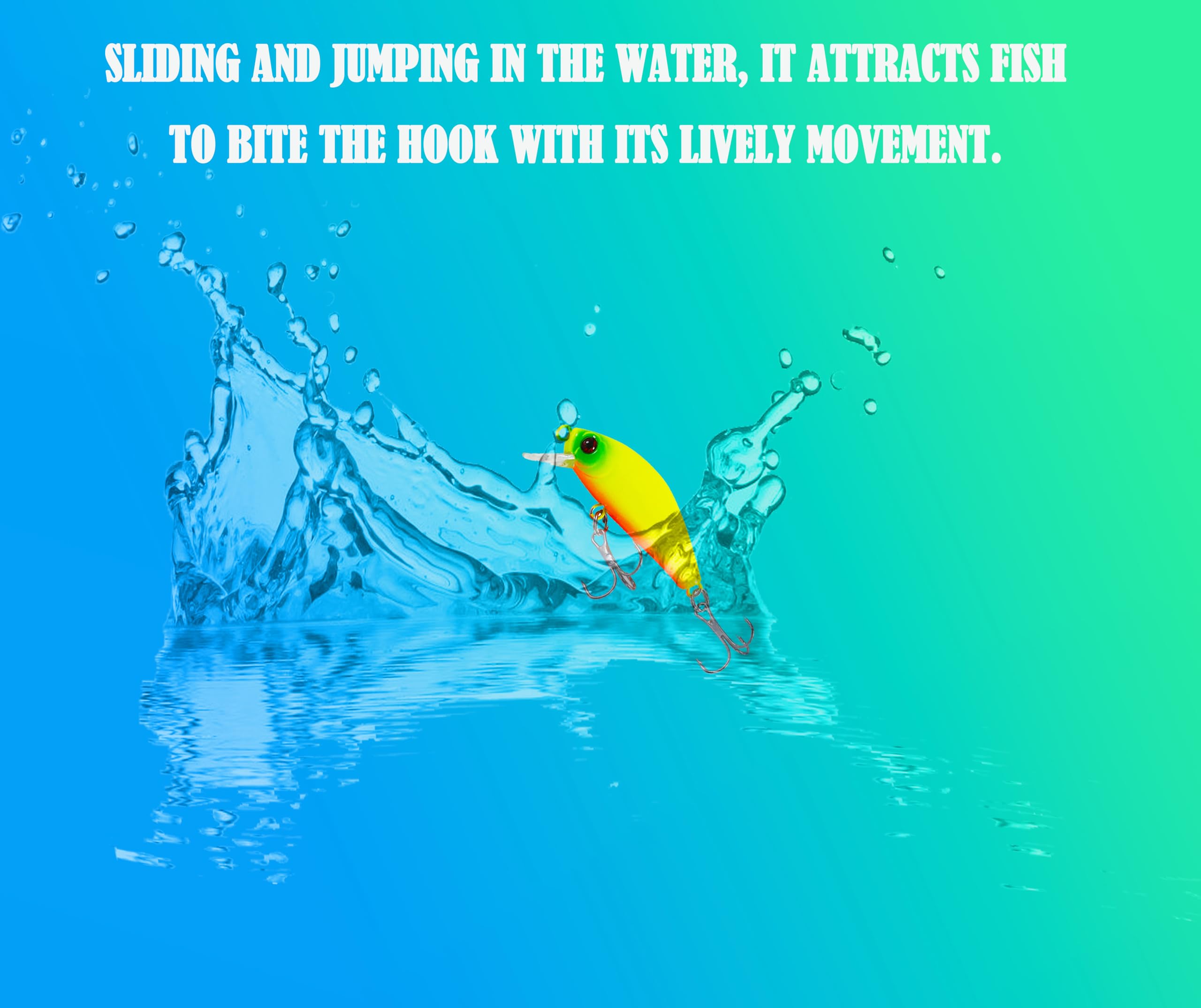 Shallow-diving crankbait designed for bass fishing