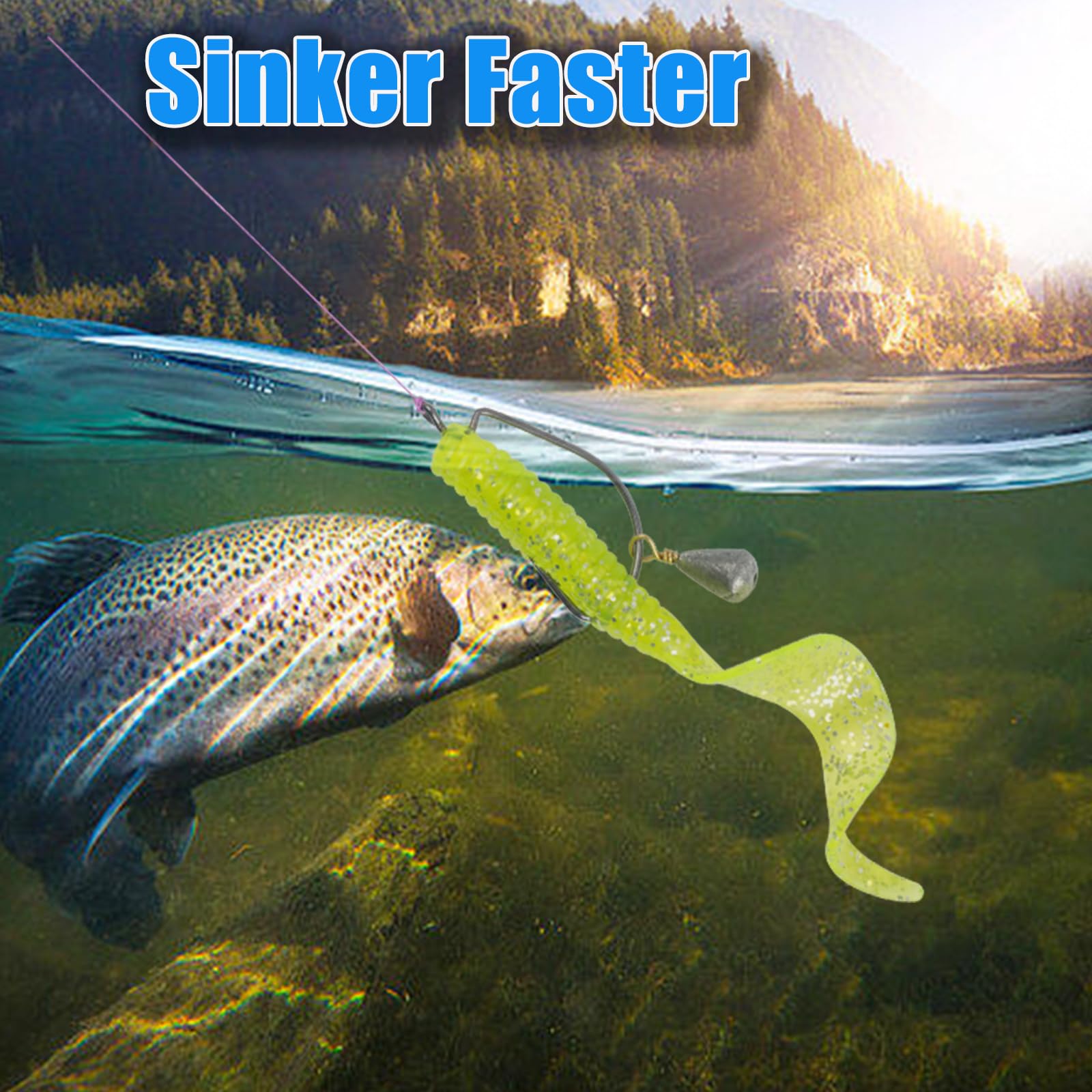 Polished, corrosion-resistant surface on fishing weights