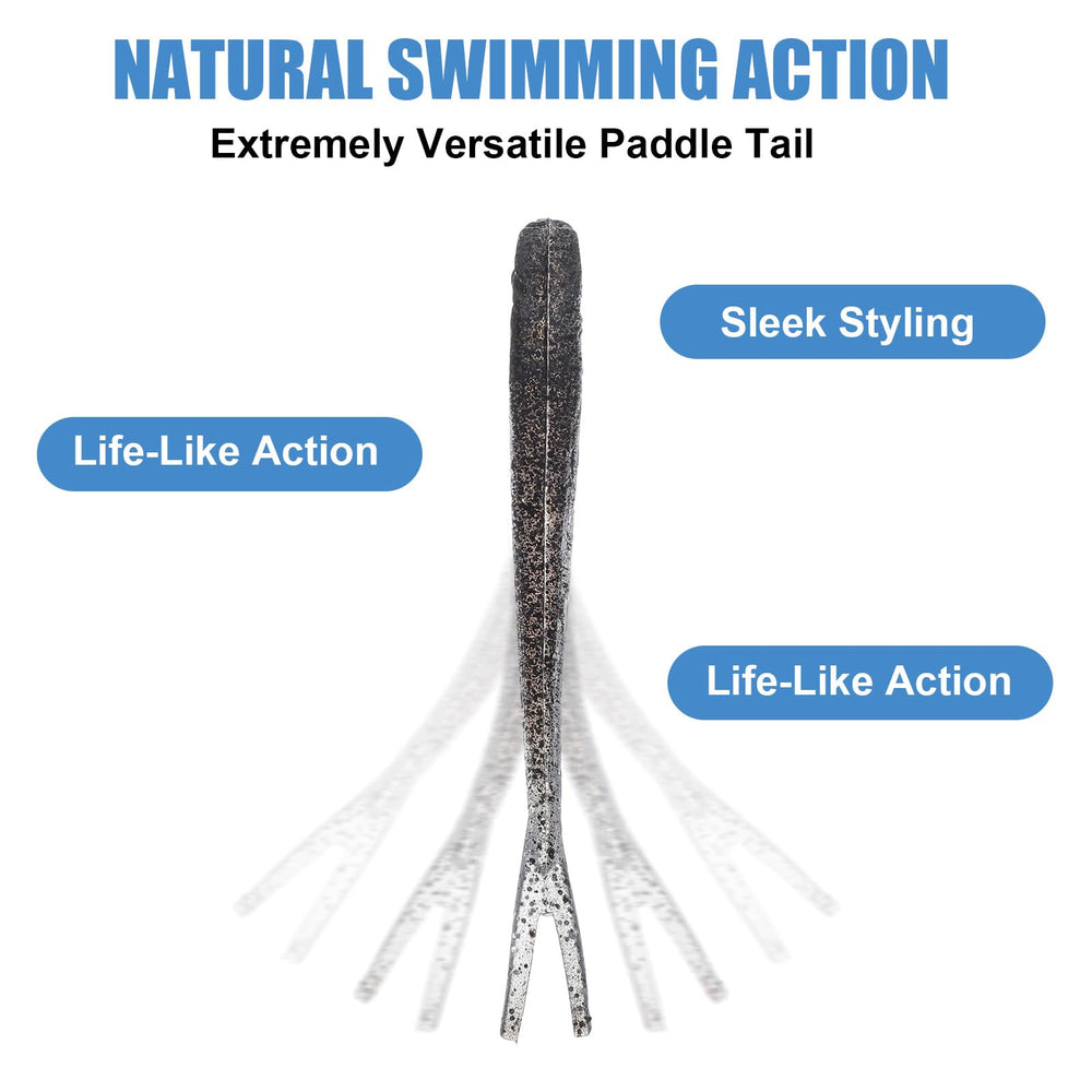 Lures designed for both saltwater and freshwater fishing