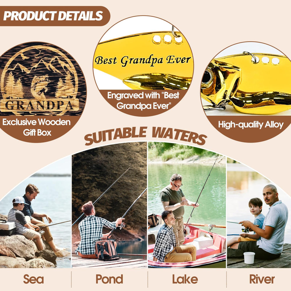 Lures suitable for bass, walleye, trout and saltwater fishing
