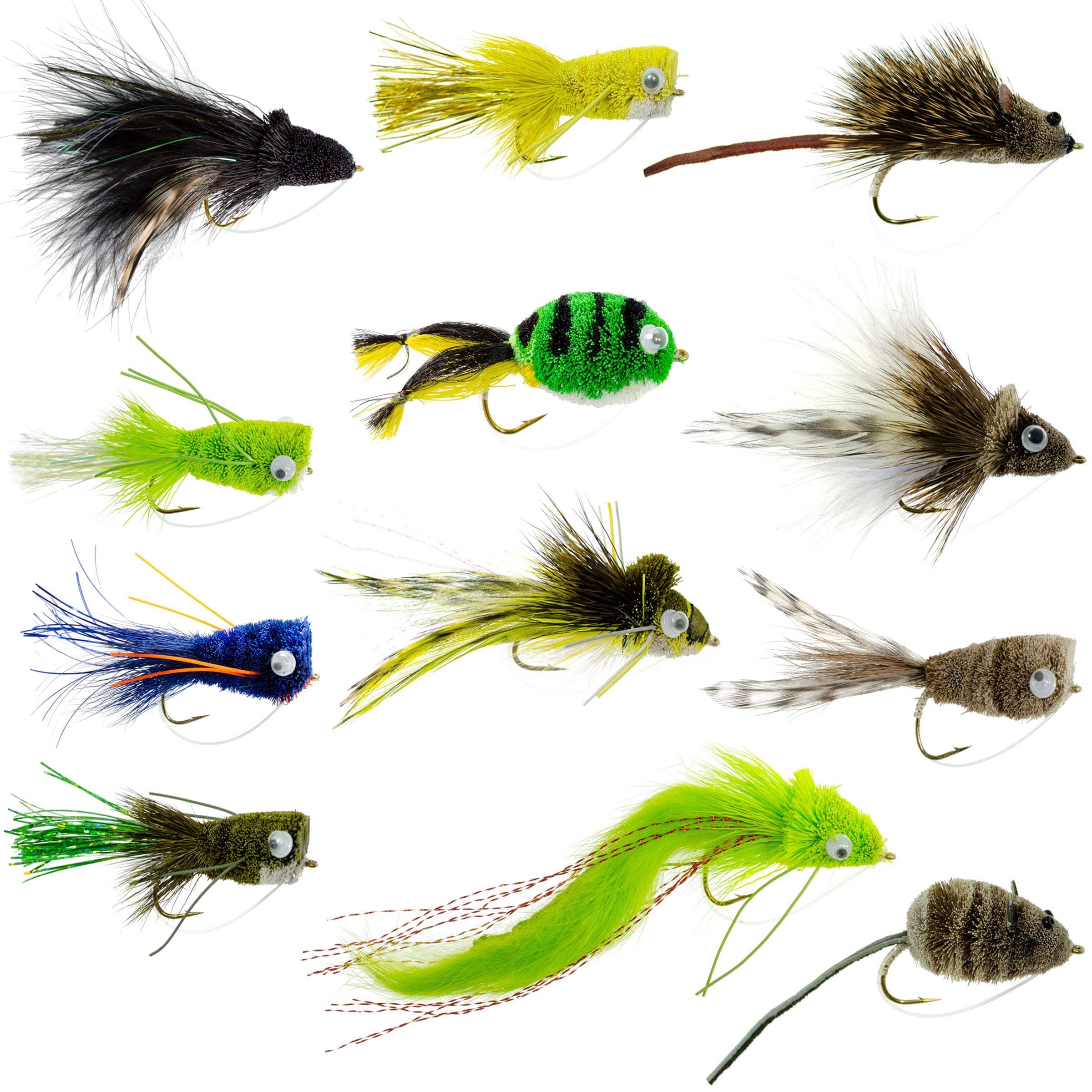 Bass Bug Collection - surface popper fly
