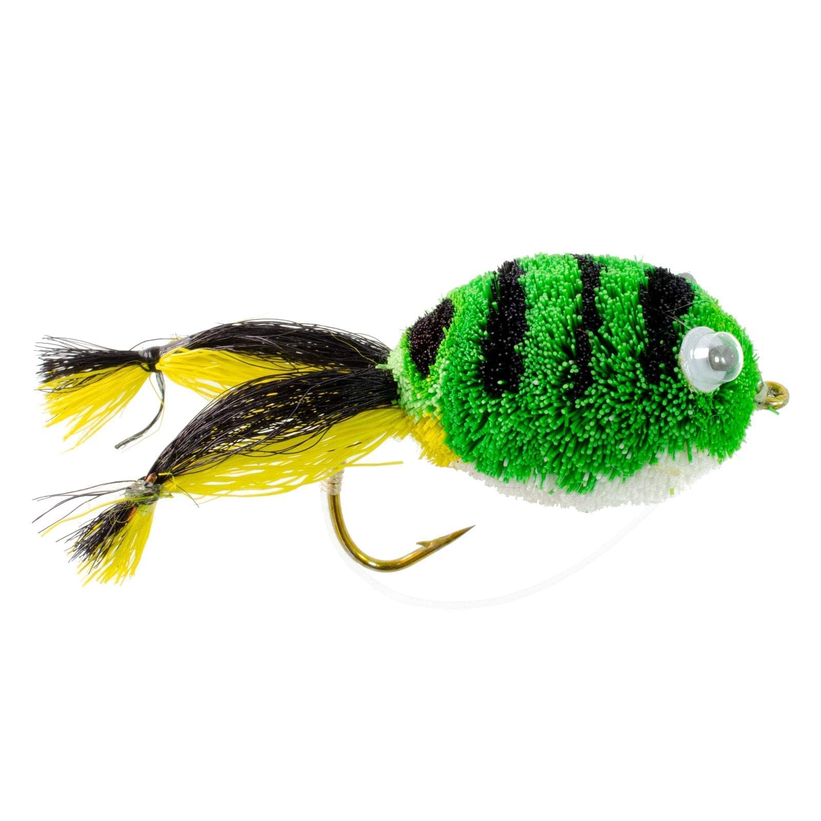Bass Bug Collection - assorted bass flies with hook sizes 2/4/6