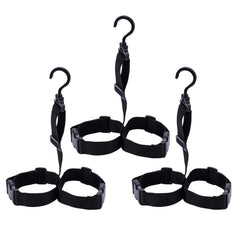 BASSDASH 3-pack fishing wader boot hangers laid out