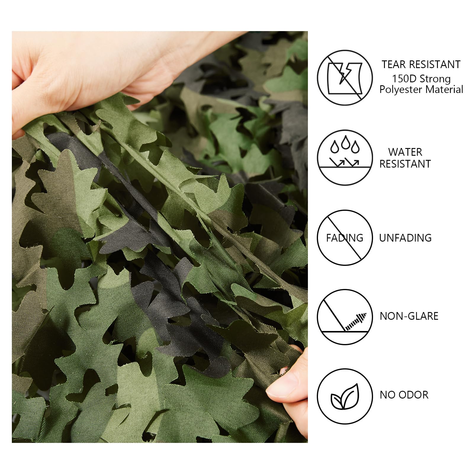 BASSDASH 3D leaf structure netting highlights contour-breaking camouflage.