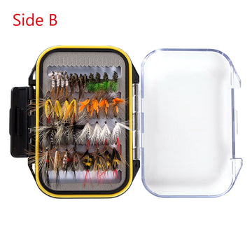 Complete BASSDASH 72pcs fly kit for trout and bass fishing
