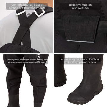BASSDASH adjustable suspenders and belt enable a secure, customizable fit