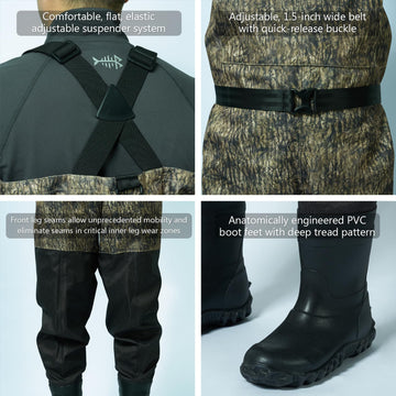 BASSDASH adjustable suspenders and belt offer customizable fit for all-day comfort