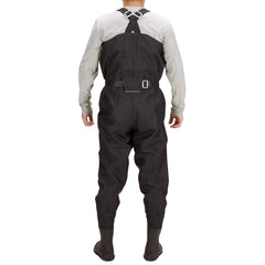 BASSDASH black plaid fabric close-up shows supple moisture-resistant material for all day wear