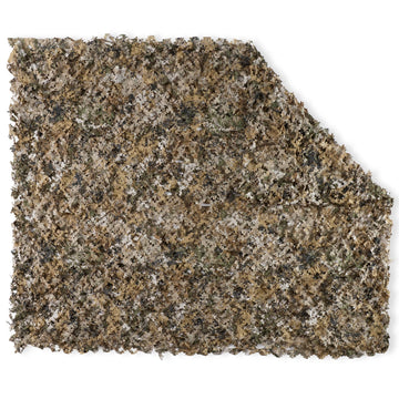 BASSDASH camo netting closeup of leaf structure for concealment