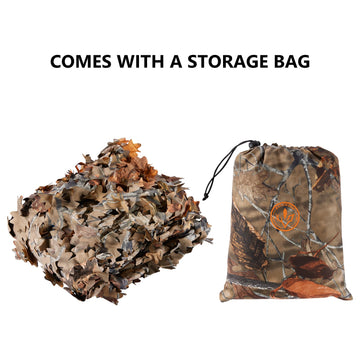 BASSDASH camo netting double-sided camo print for versatile concealment.