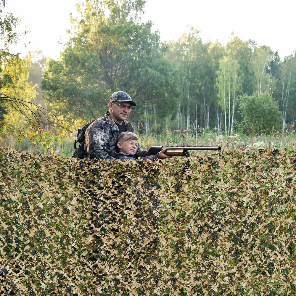 BASSDASH camo netting supports multiuse applications such as photography and camping.