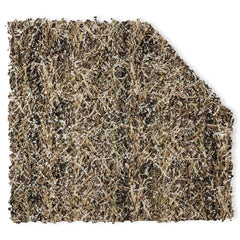 BASSDASH camo netting water-resistant camouflage for hunting blind concealment and weather resistance.