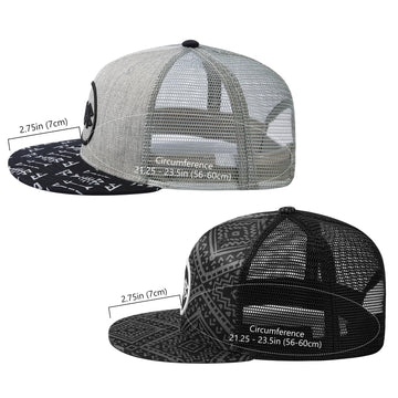 BassDASH cap back view demonstrates structured panels and mid crown
