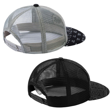 BassDASH cap closeup PU leather patch adds unique style