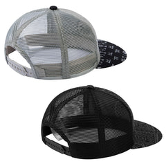 BassDASH cap closeup PU leather patch adds unique style
